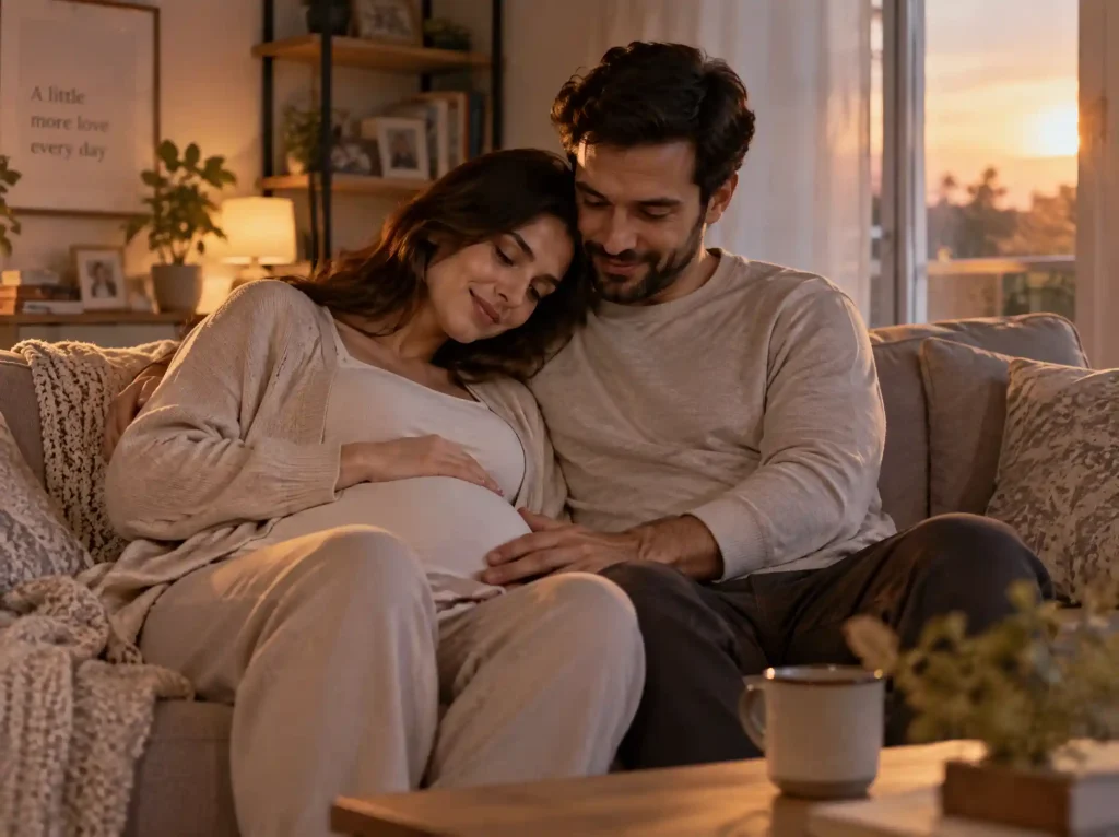 عکس دونفره روی مبل