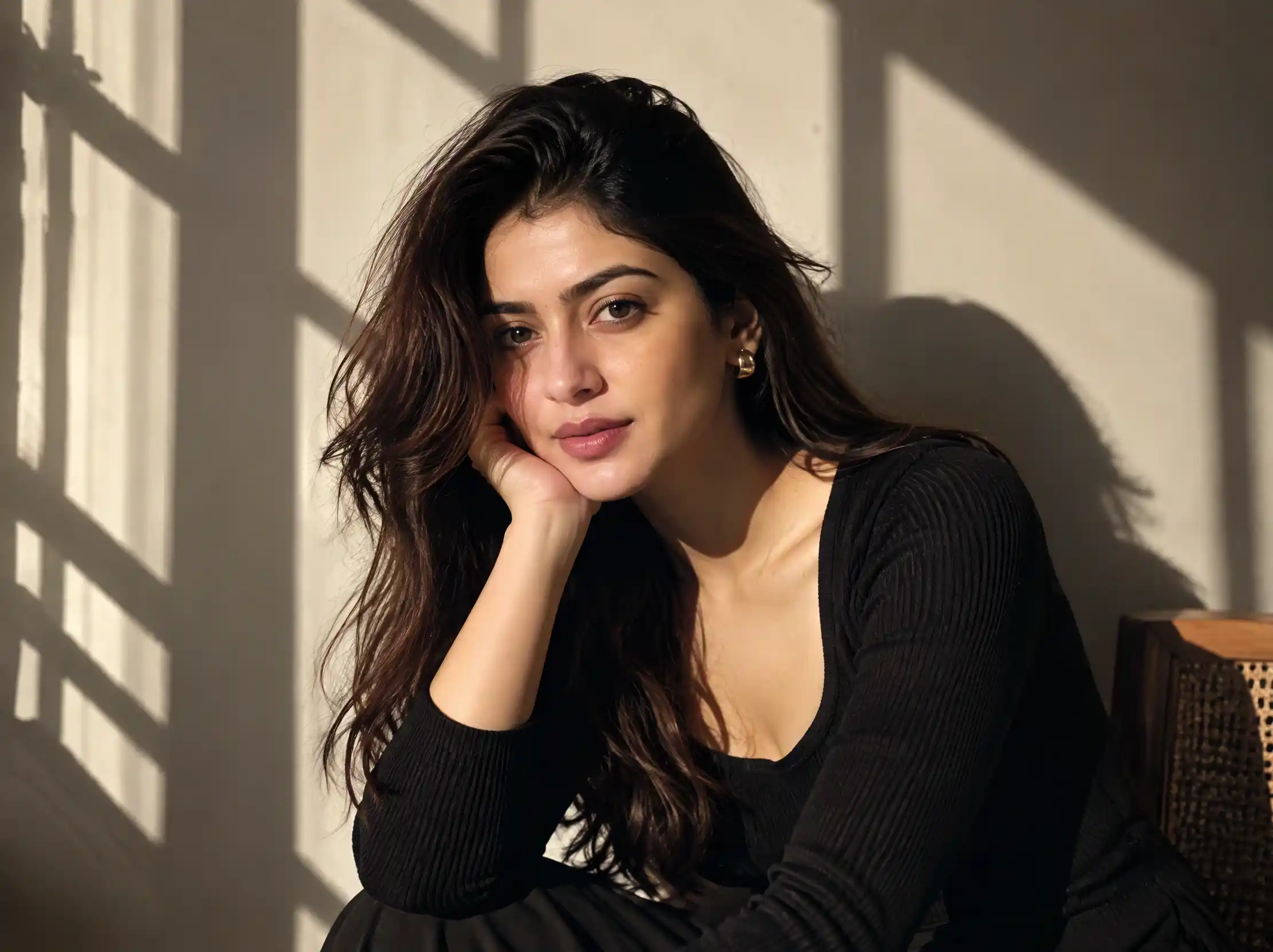 عکس پروفایل هنری با نور و سایه