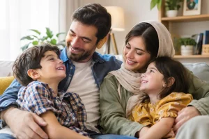 پرامپت عکس خانوادگی